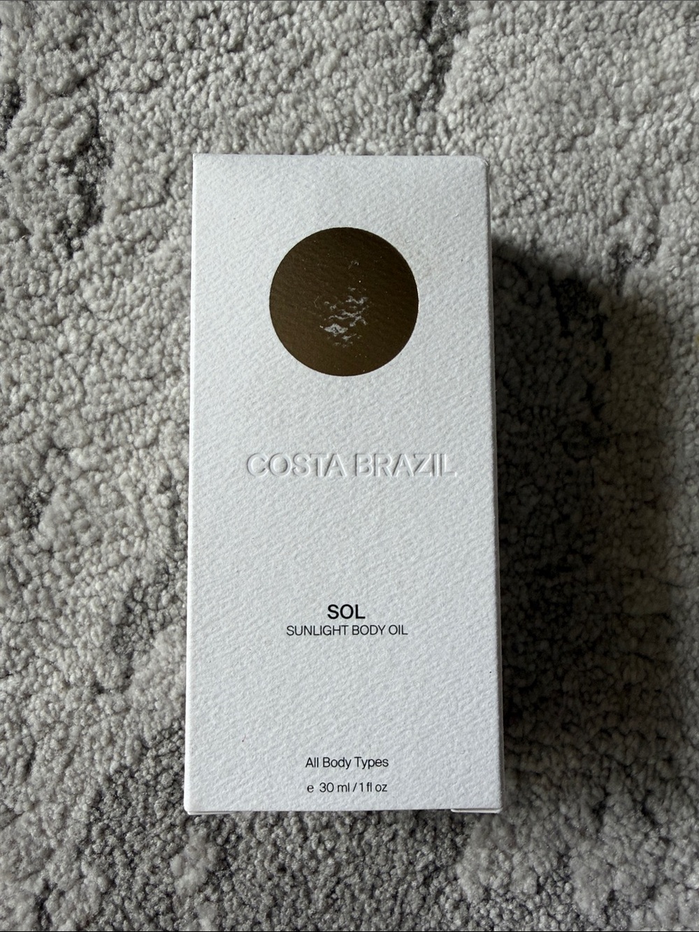 Sol Sunlight Body Oil - White & Gold